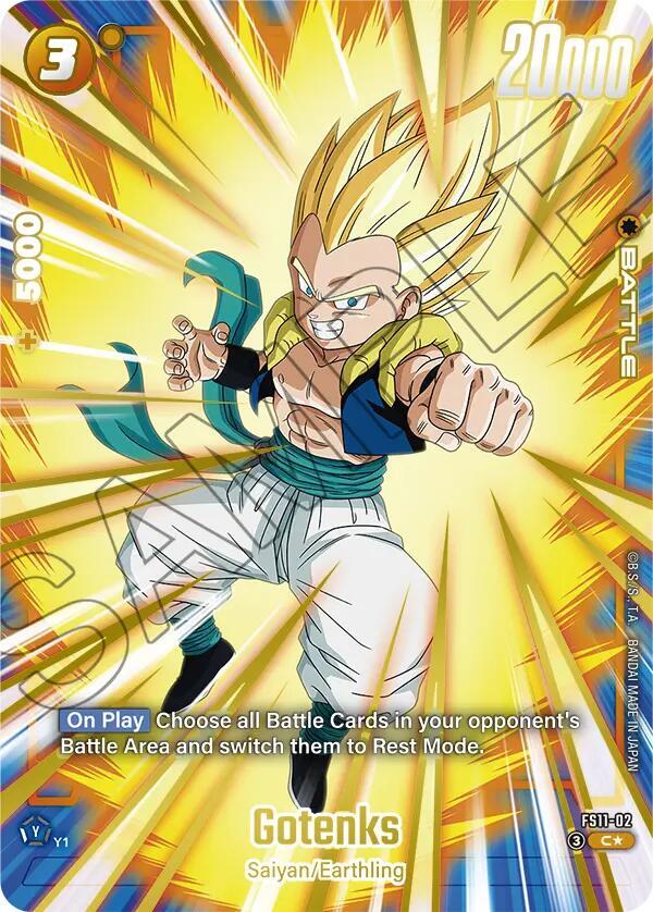 Gotenks FS11 02 Gold carta
