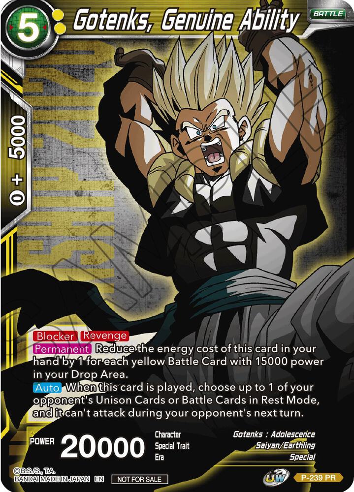 Gotenks Genuine Ability P-239