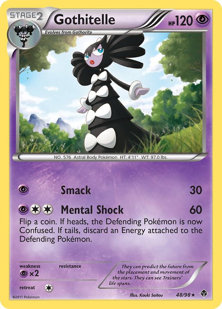 Gothitelle 48 48/98 card