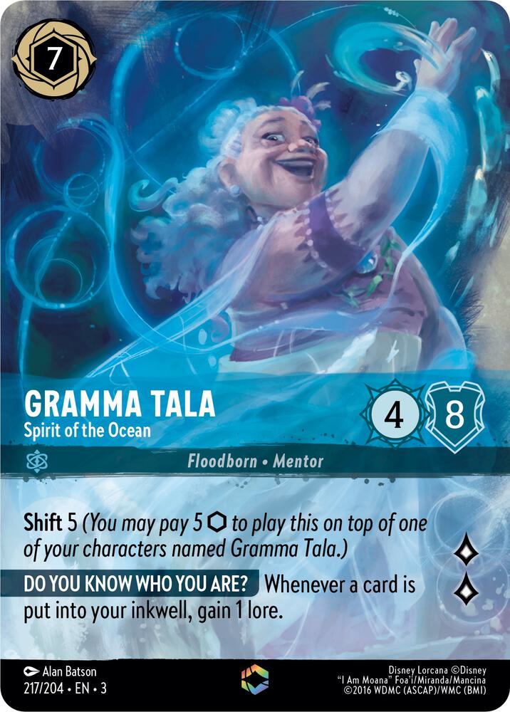 Gramma Tala Spirit of the Ocean Enchanted 217/204