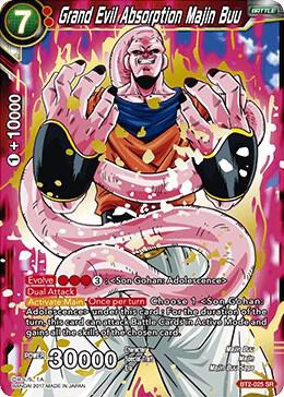 Grand Evil Absorption Majin Buu BT2-025 carta