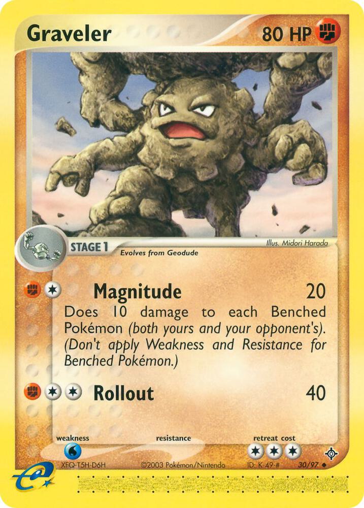Graveler 30 97 card
