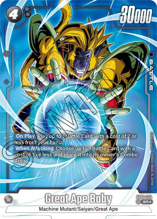 Great Ape Baby Alternate Art FB04-104 carta