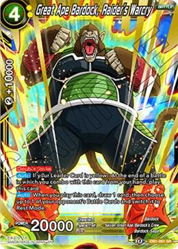 Great Ape Bardock Raiders Warcry DB1-061