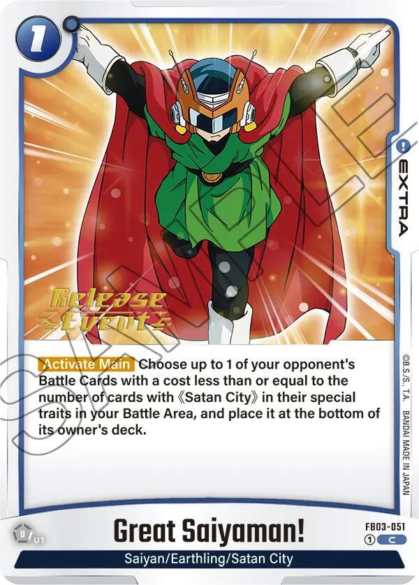 Great Saiyaman FB03-051 carta