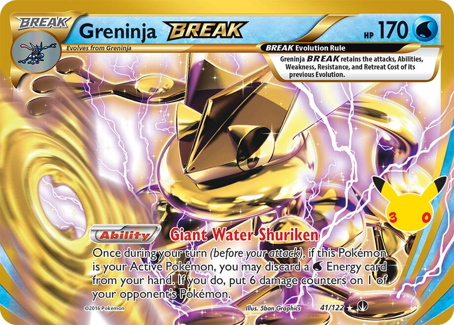Greninja BREAK 41/122 card