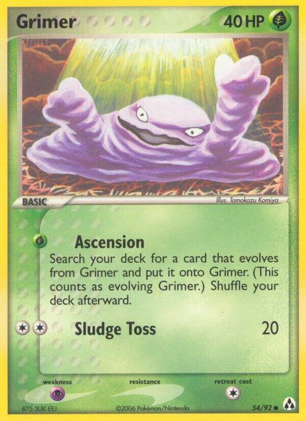 Grimer 54/92 card
