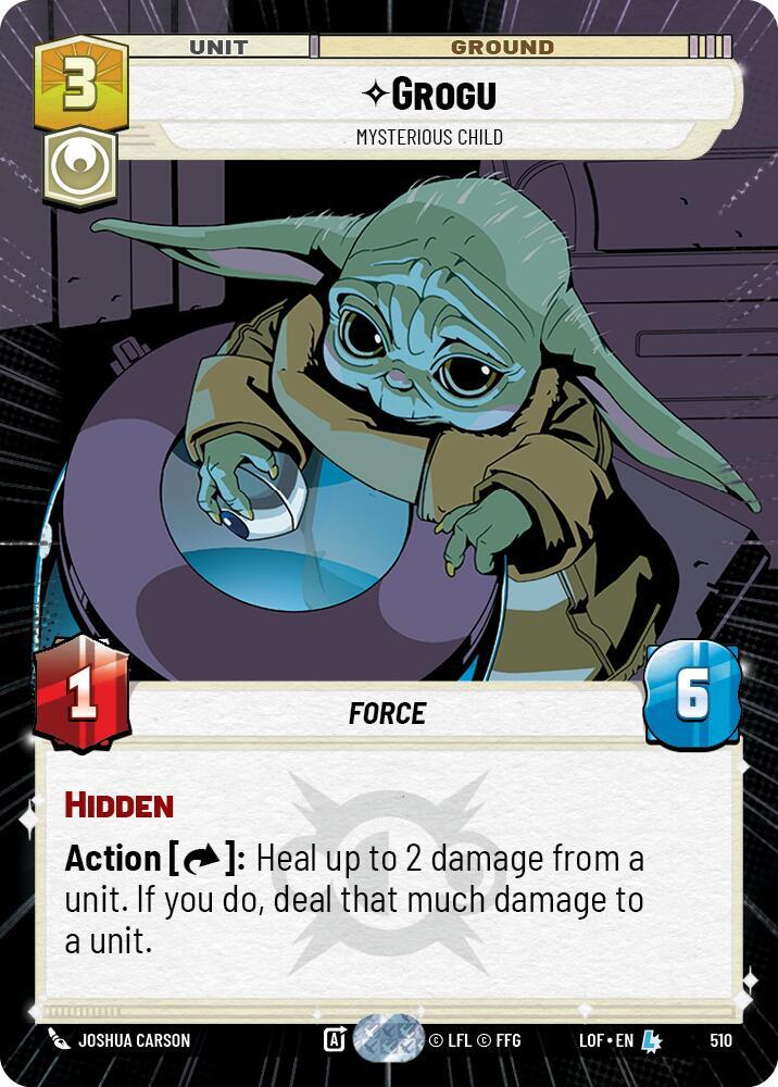 Grogu Mysterious Child Hyperspace 510 card