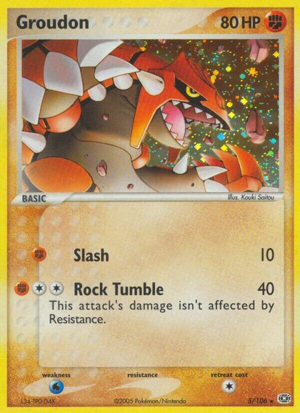 Groudon 005 106 card