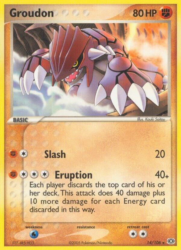 Groudon 014 106 card