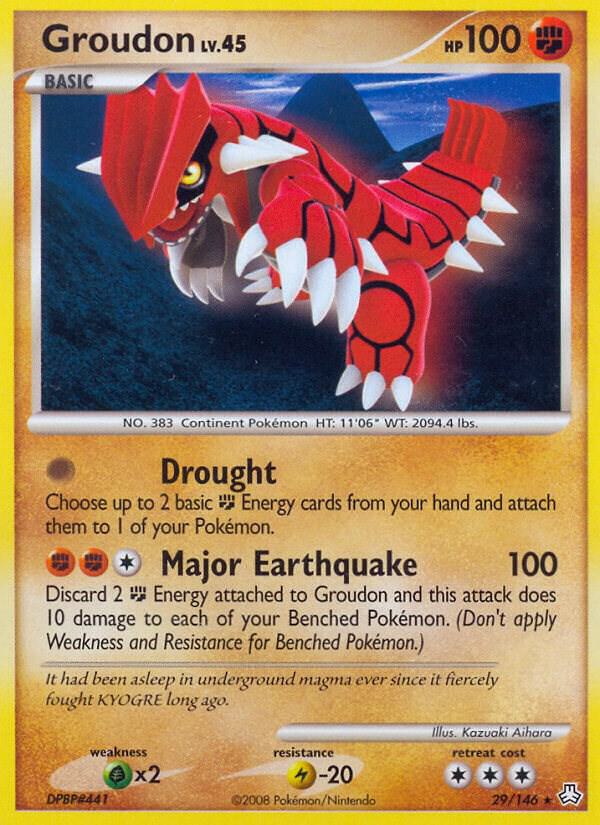 Groudon 29/146 card