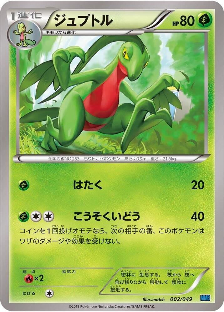 Grovyle 002/049 card