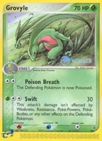 Grovyle 004 e League Winner card