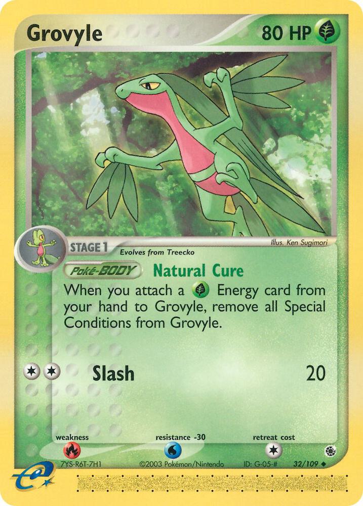 Grovyle 32 109 card