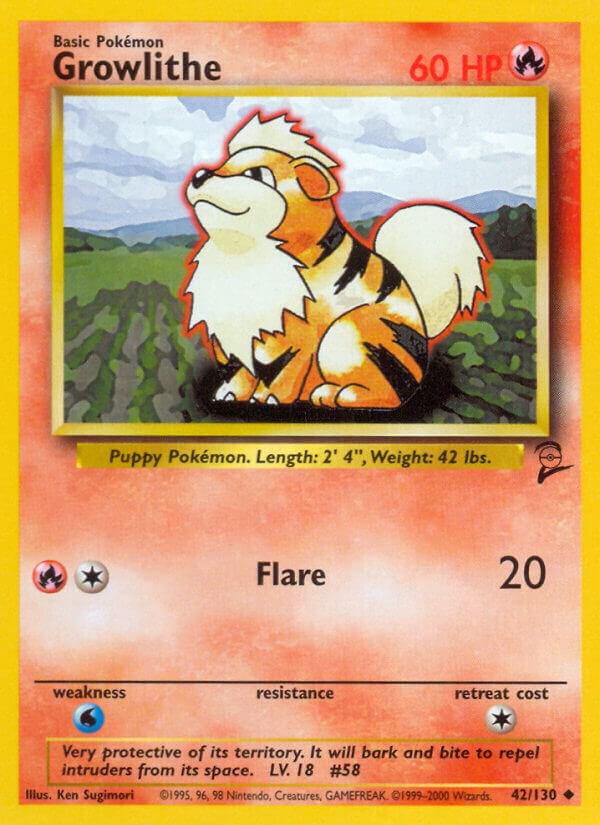 Growlithe 042/130 carta