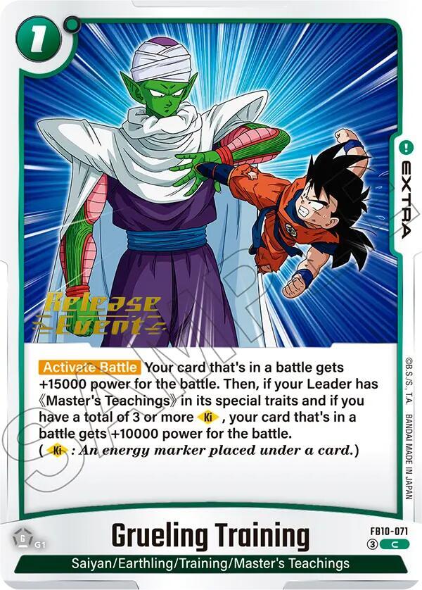 Grueling Training FB10-071 card