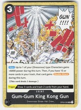 Gum King Kong Gun OP04-093 card