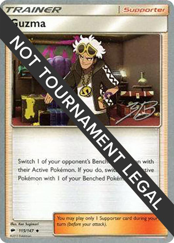 Guzma 2017 Zachary Bokhari 115/147 card
