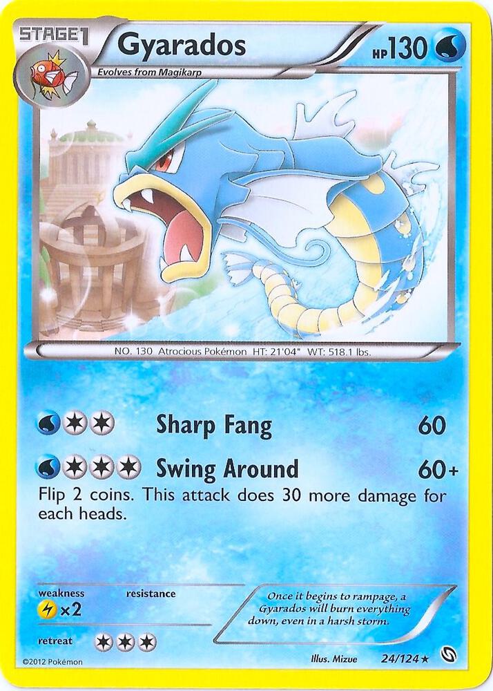 Gyarados 24/124 card
