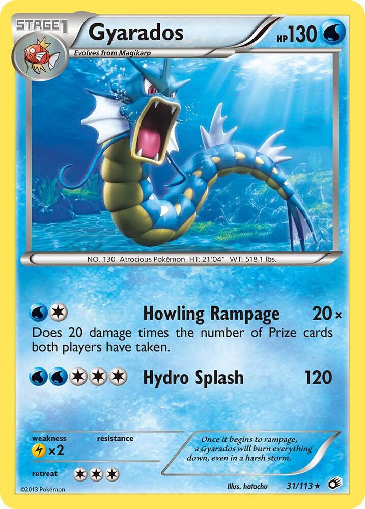 Gyarados 31/113 card