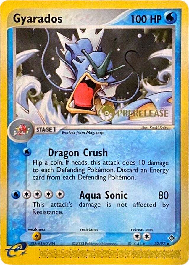 Gyarados 32 97 Prerelease card