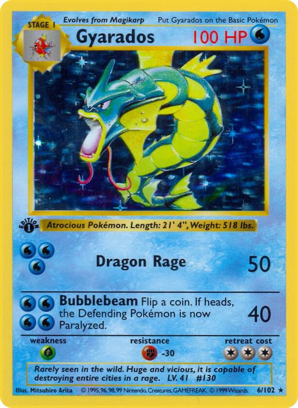 Gyarados 6/102 card
