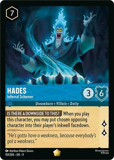 Hades Infernal Schemer 151/204 card