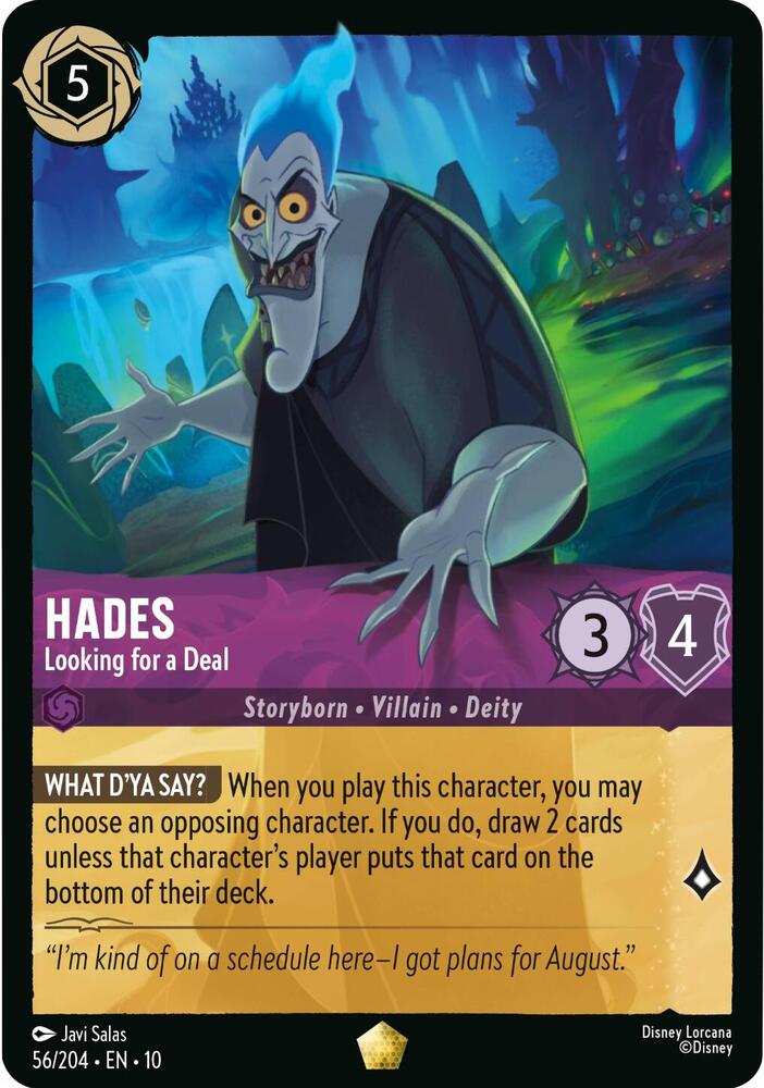 Hades Looking for a Deal 56/204 card