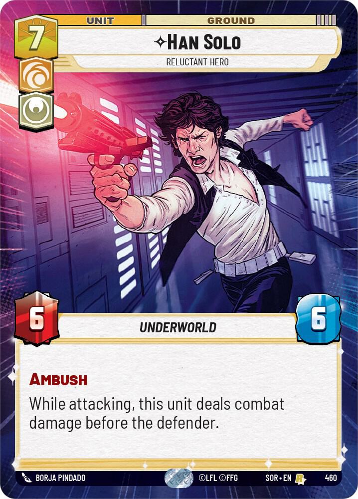 Han Solo Reluctant Hero Hyperspace 460 card