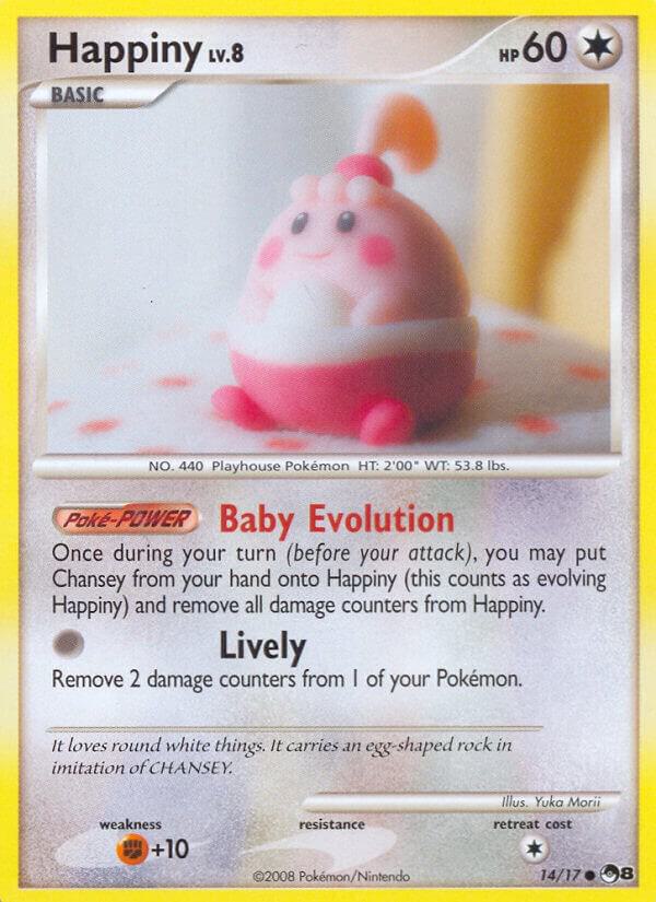 Happiny 014/017 card