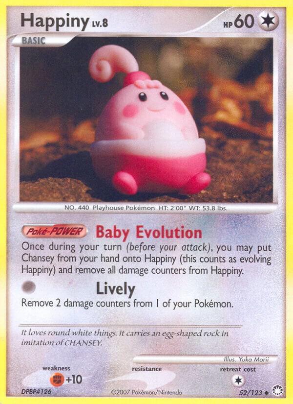 Happiny 52/123 card