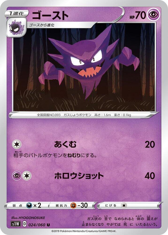 Haunter 024/060 card