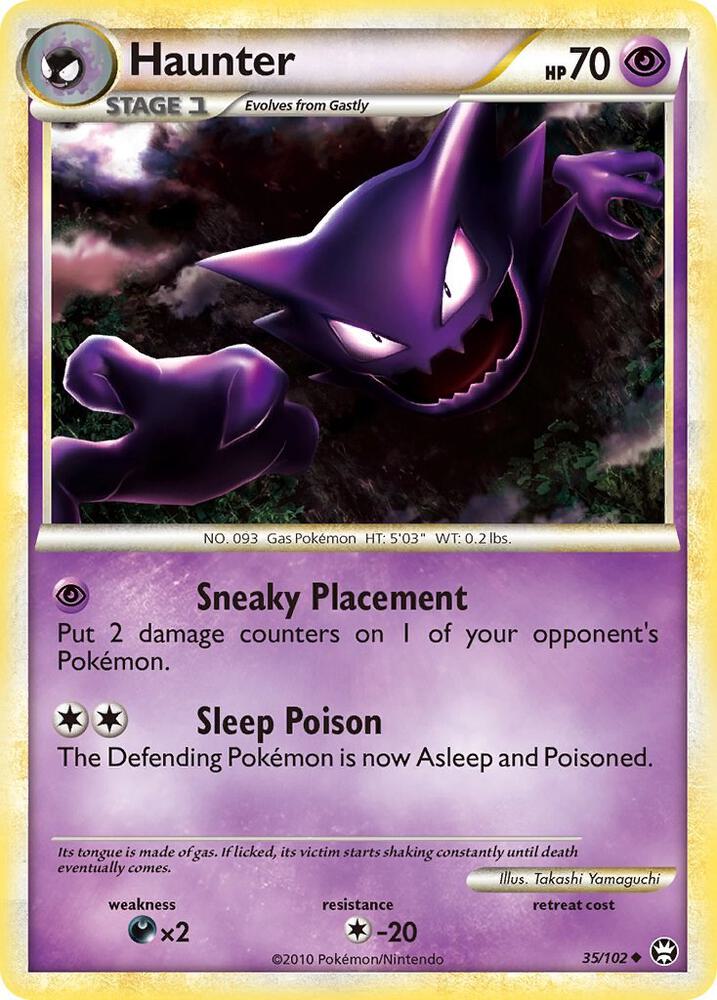 Haunter 35/102 card