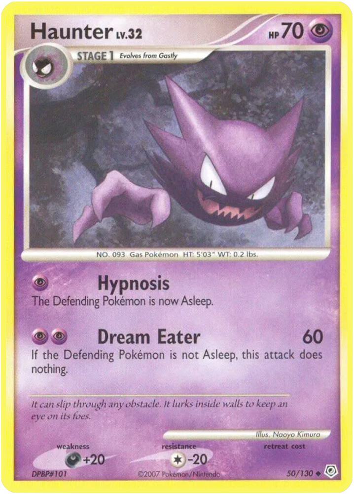 Haunter 50/130 card