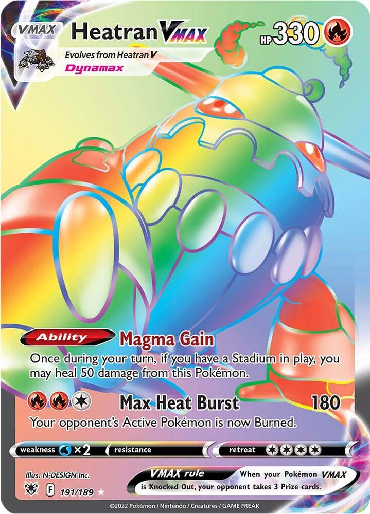 Heatran VMAX Secret 191/189