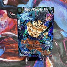 Height of Mastery Son Goku SPR BT4-075 card
