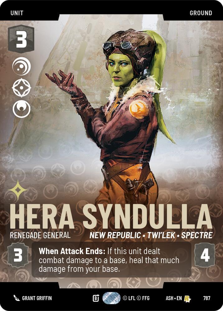 Hera Syndulla Renegade General Prestige 787 card
