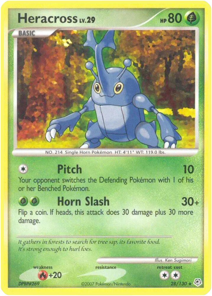 Heracross 28/130 carta