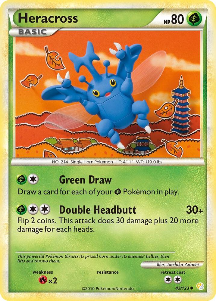 Heracross 43/123 card
