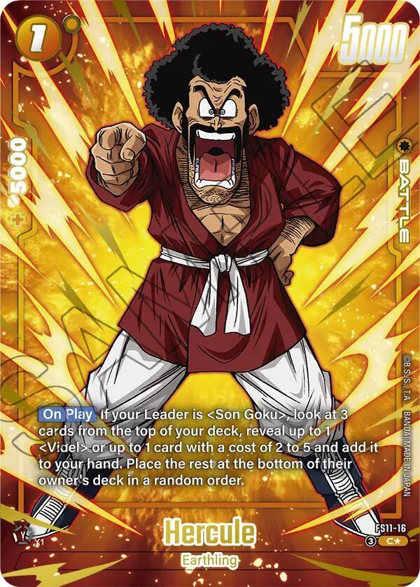 Hercule Alternate Art FS11-16 card