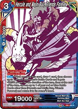 Hercule and Majin Buu Friends Forever Alternate Art DB1-092 carta