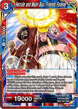 Hercule and Majin Buu Friends Forever DB1-092 carta