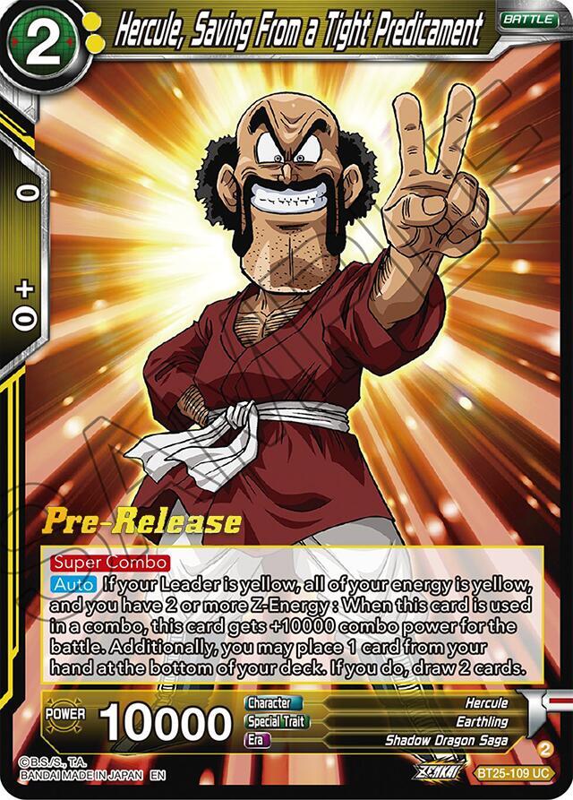 Hercule Saving From a Tight Predicament BT25-109 card