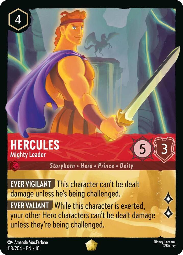 Hercules Mighty Leader 118/204 card