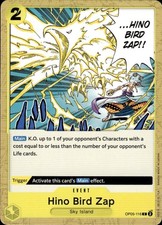 Hino Bird Zap OP05-116 card
