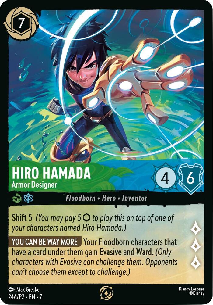 Hiro Hamada Armor Designer Store Championship Participant 24A card