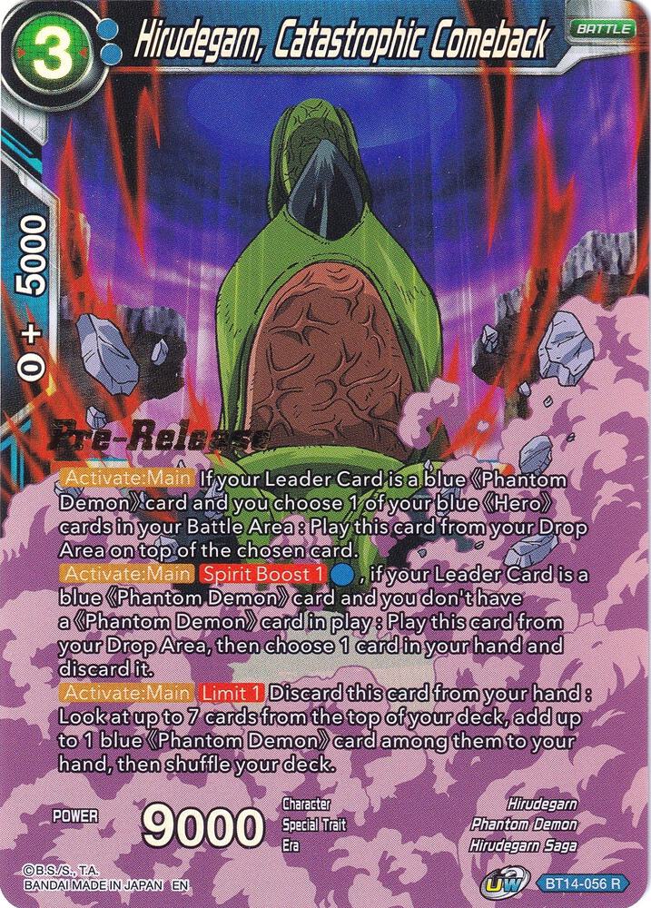 Hirudegarn Catastrophic Comeback BT14-056 carta