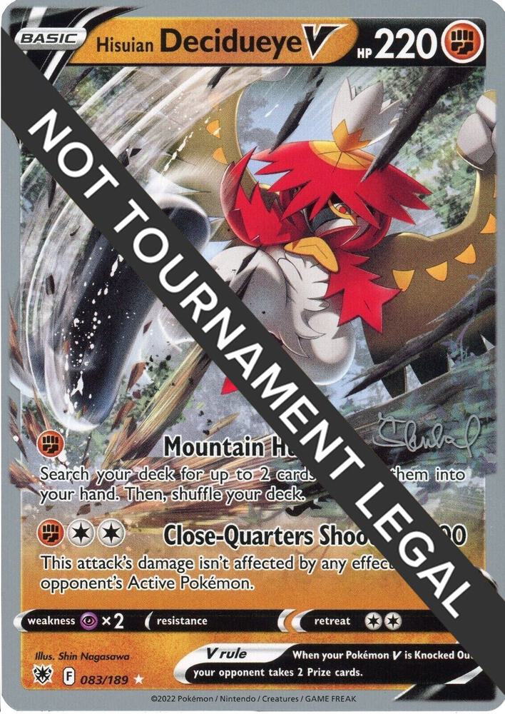 Hisuian Decidueye V 2022 Ondrej Skubal 083/189