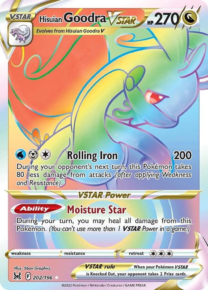 Hisuian Goodra VSTAR Secret 202/196