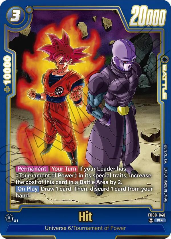 Hit Alternate Art FB08-040 carta